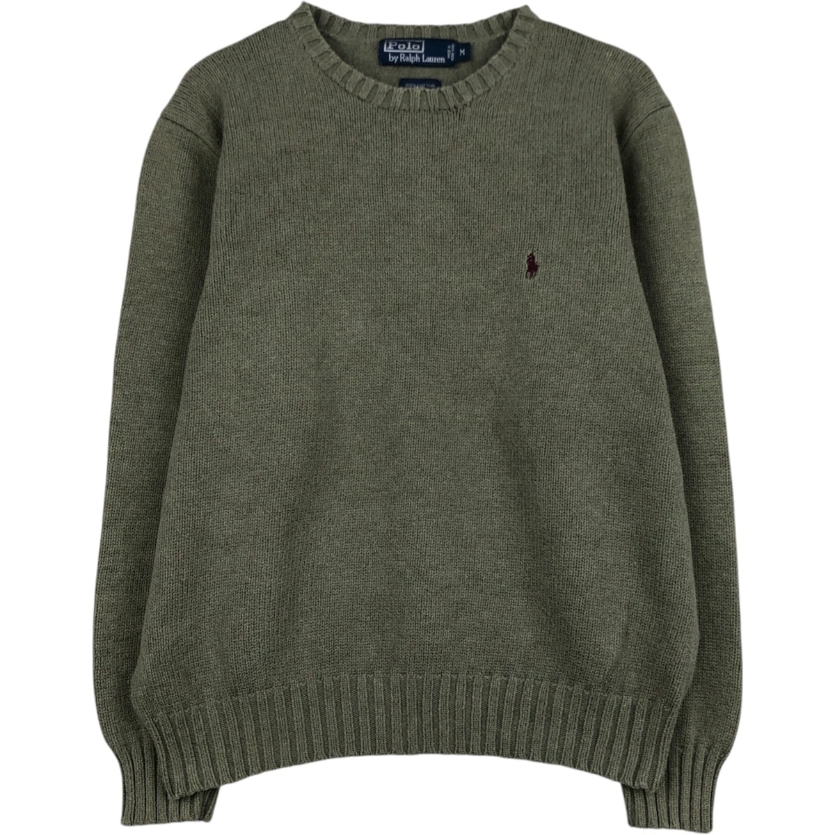古着 ラルフローレン Ralph Lauren POLO by Ralph Lauren コットンニットセーター メンズM相当/eaa627071