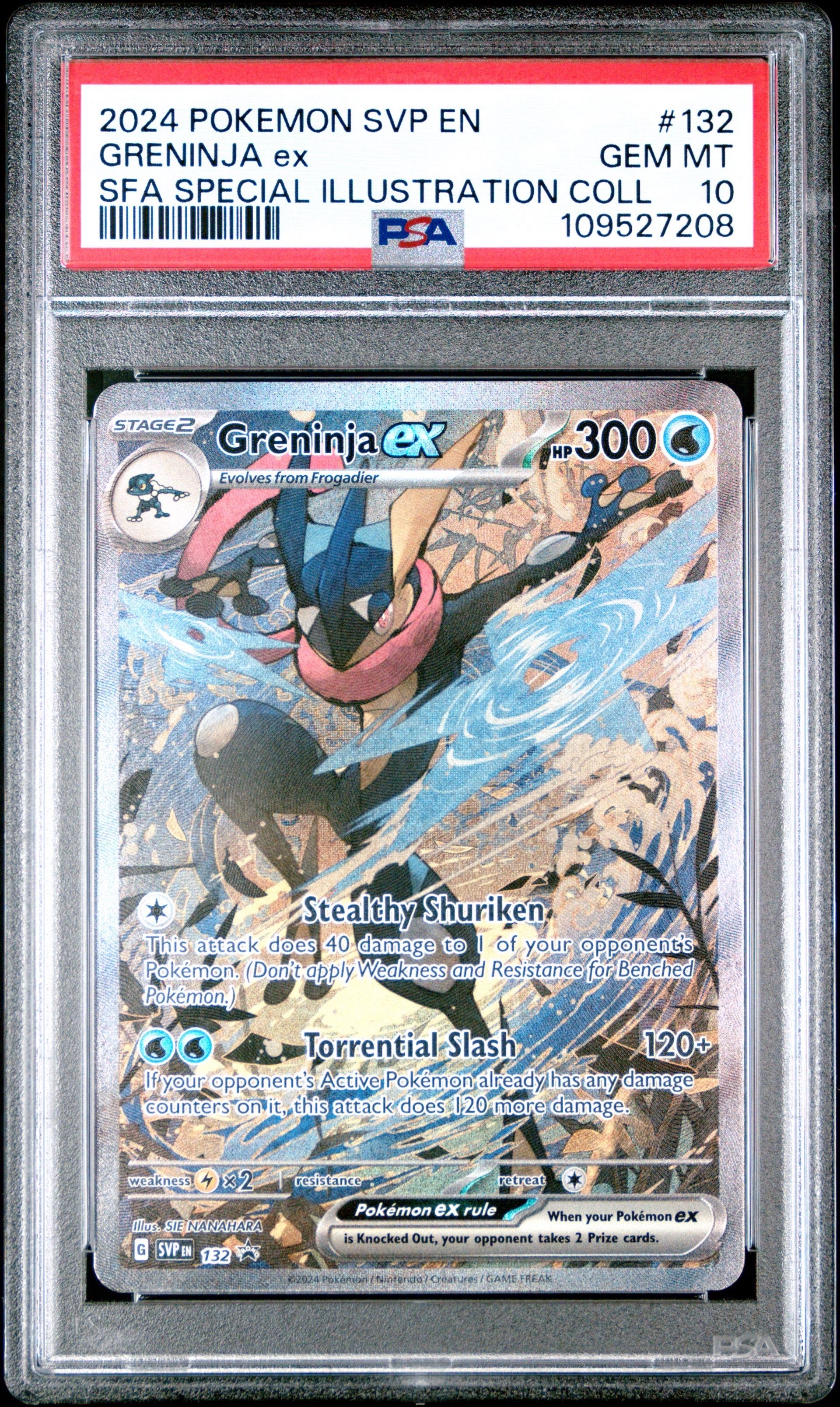 ゲッコウガex P [SVP EN 132]【英語版】(スカーレット&バイオレット「シュラウデッドフェイブル ゲッコウガex スペシャルイラストレーション コレクション」)