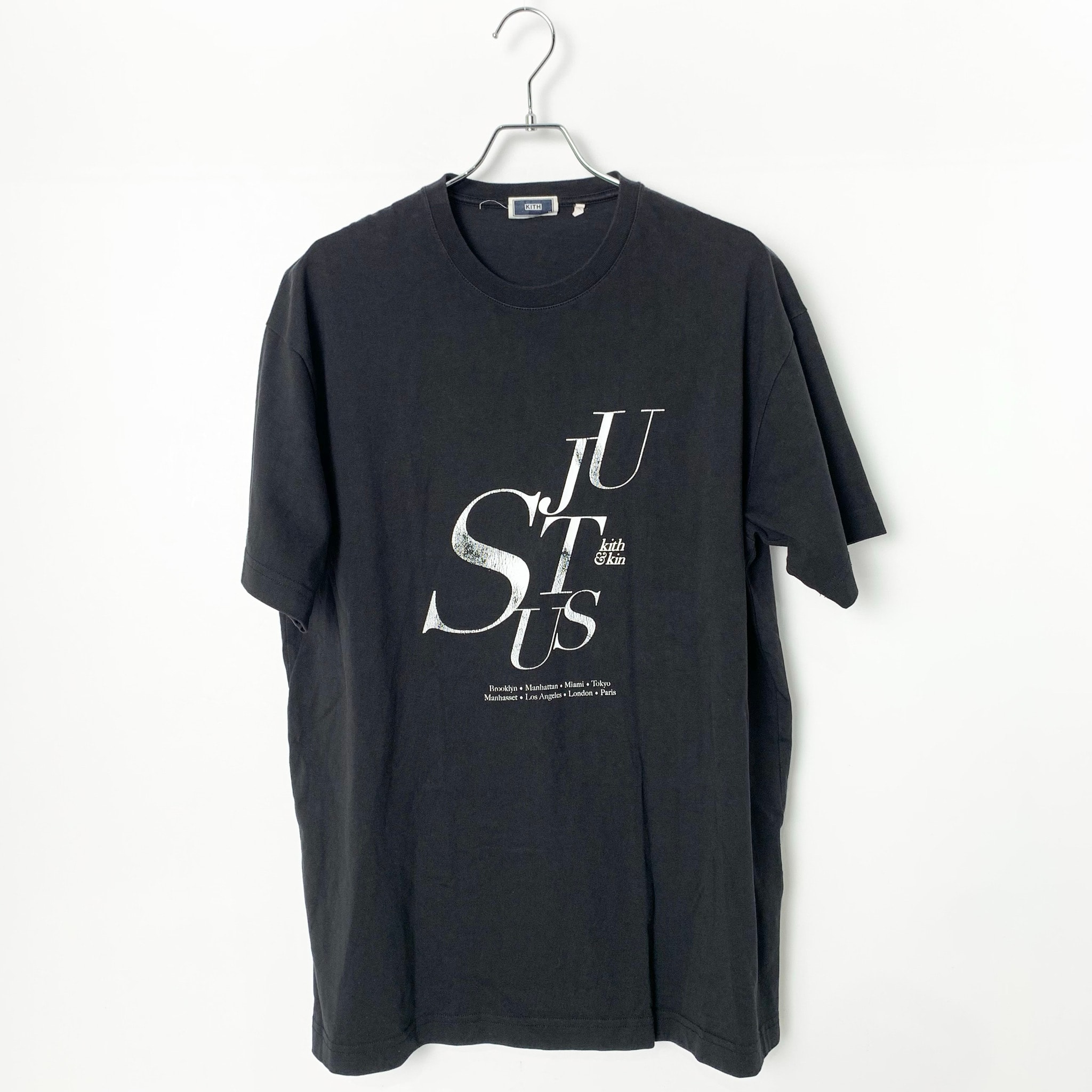 KITH  JUST US TEE  "Black"