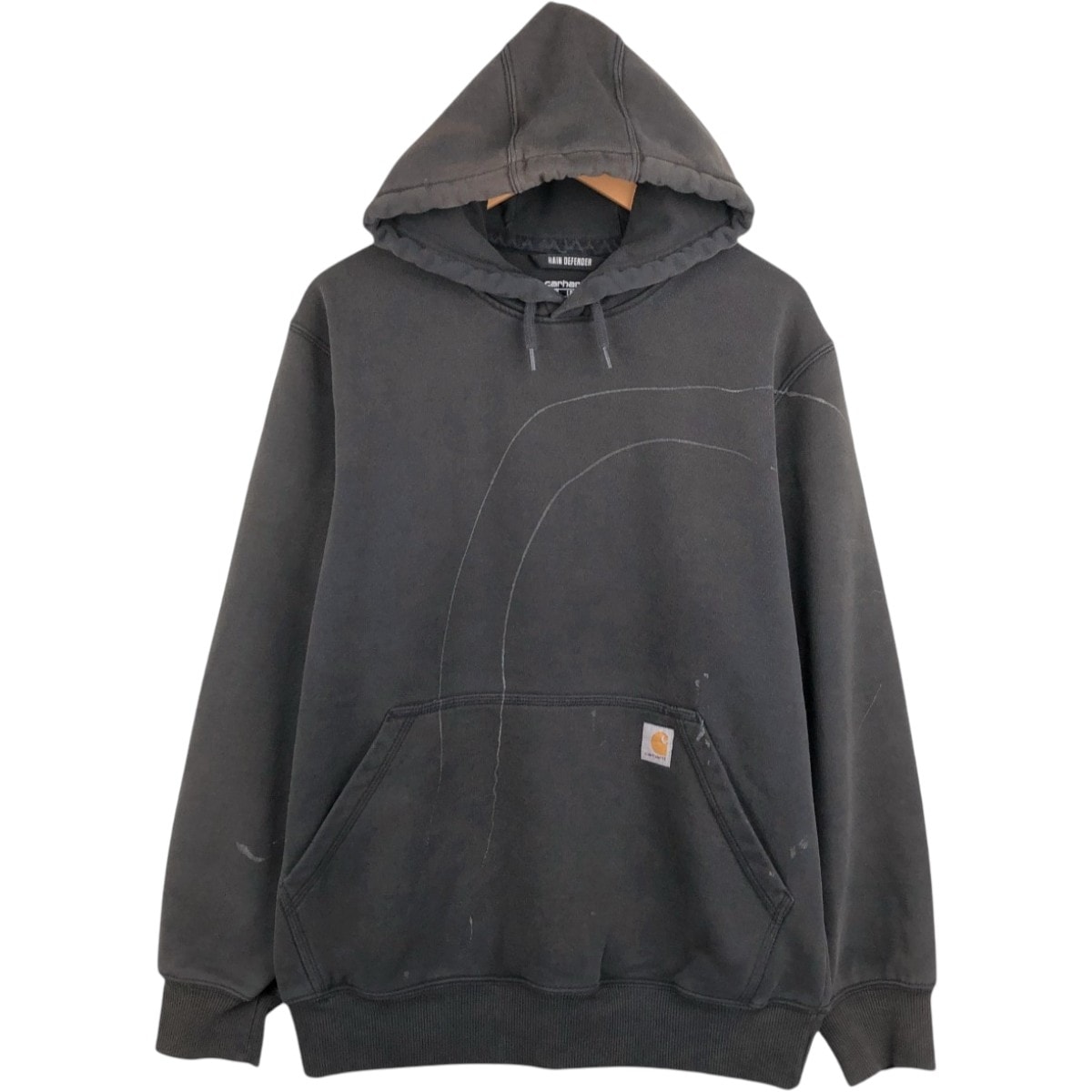 古着 カーハート Carhartt RAIN DEFENDER LOOSE FIT スウェットプルオーバーパーカー メンズM相当/eaa675325