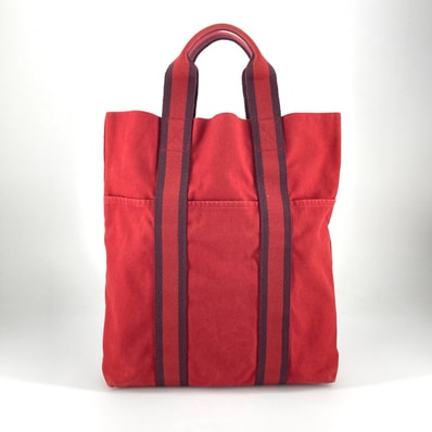 HERMES(エルメス) フールトゥ カバス トートバッグ レッド