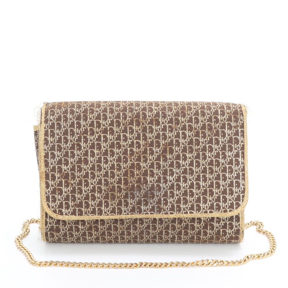 クリスチャンディオール トロッターチェーンショルダーバッグ