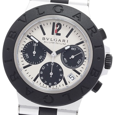 ☆良品 ブルガリ アルミニウム BB40ATCH/103383 メンズ 【中古】