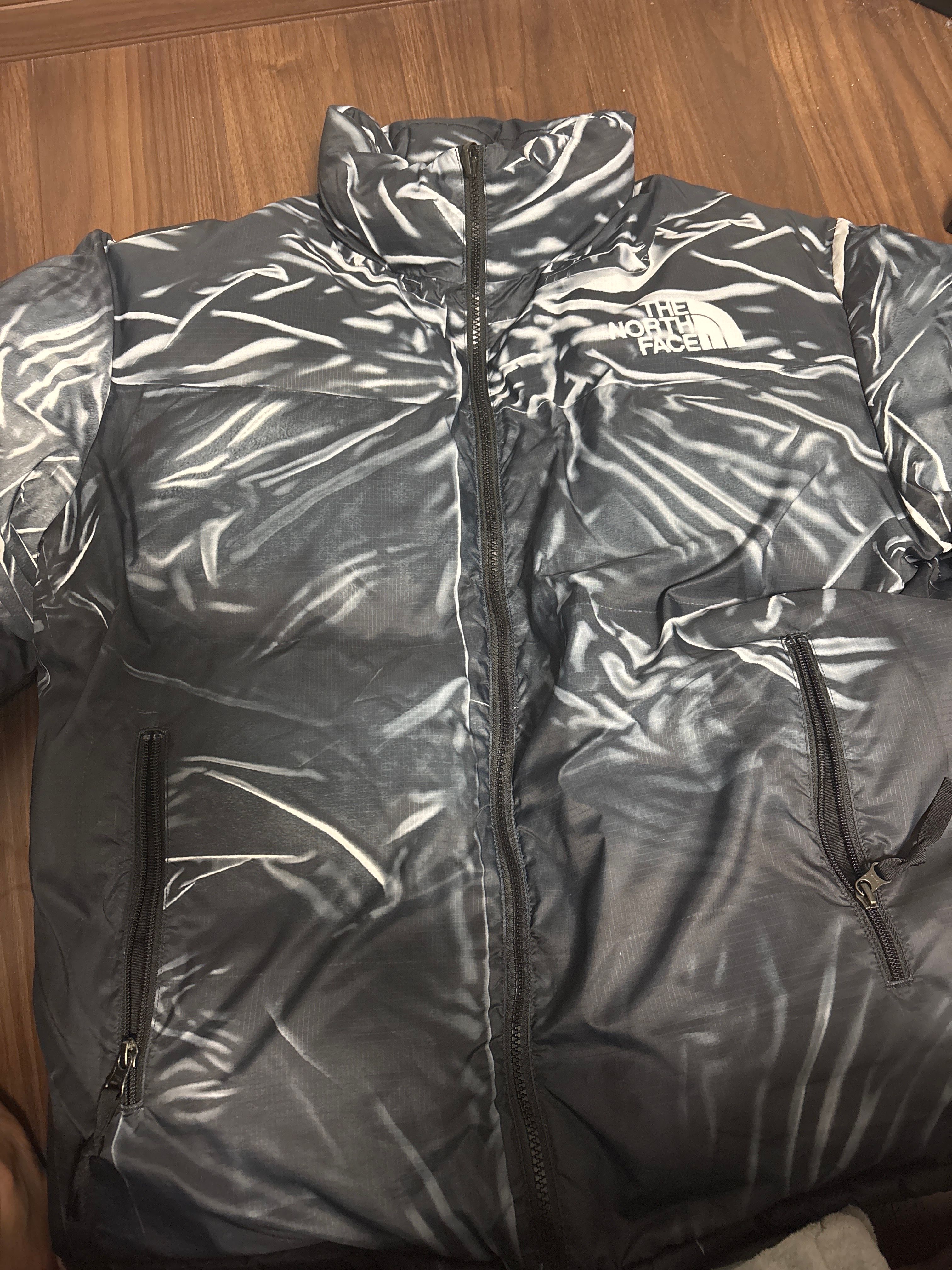 Supreme x The North Face Trompe Loeil Printed Nuptse Jacket "Black"