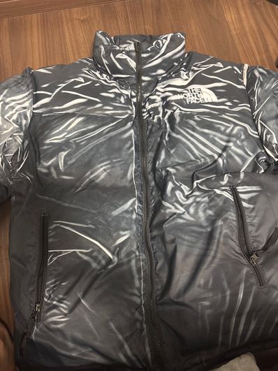Supreme x The North Face Trompe Loeil Printed Nuptse Jacket "Black"