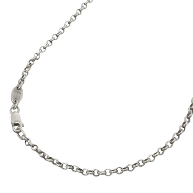 Chrome Hearts Roll Chain Necklace "Silver"