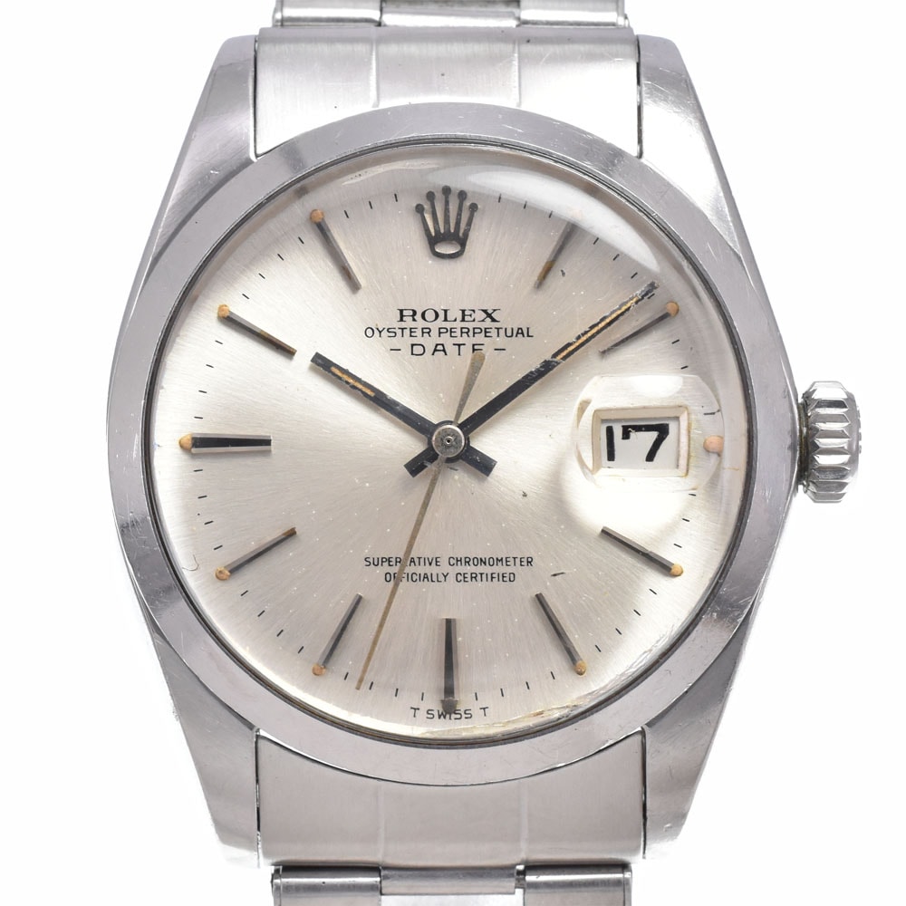 ロレックス ROLEX 1500 ヴィンテージ オイスターパーペチュアル デイト Cal.1560 シルバー 自動巻き メンズ 腕時計 B#149408
