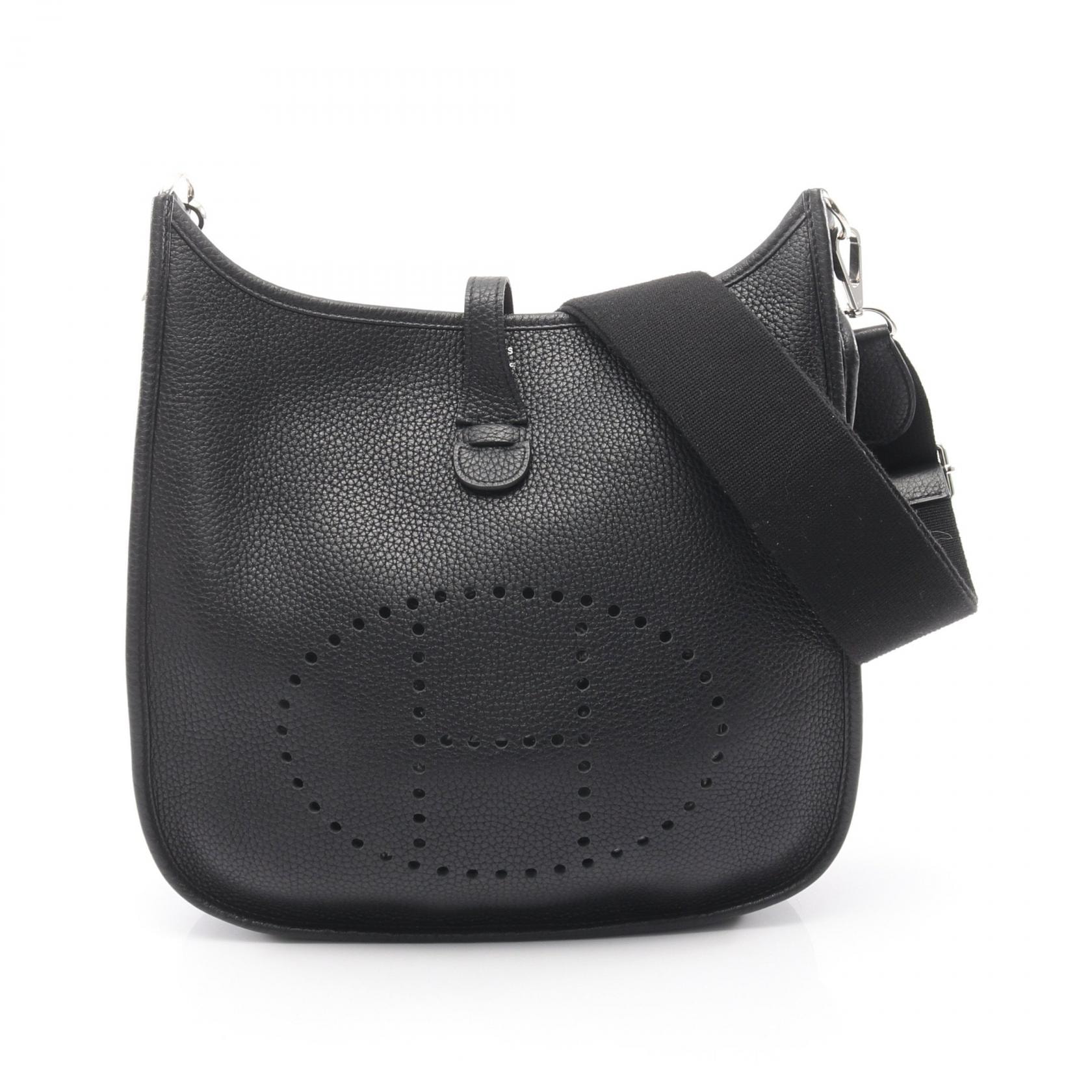 エルメス HERMES エヴリン 3 トロワ PM ショルダーバッグ バッグ レザー トリヨンクレマンス トリヨンクレマンス T刻印(2015年製造) レディース ブラック系 【中古】