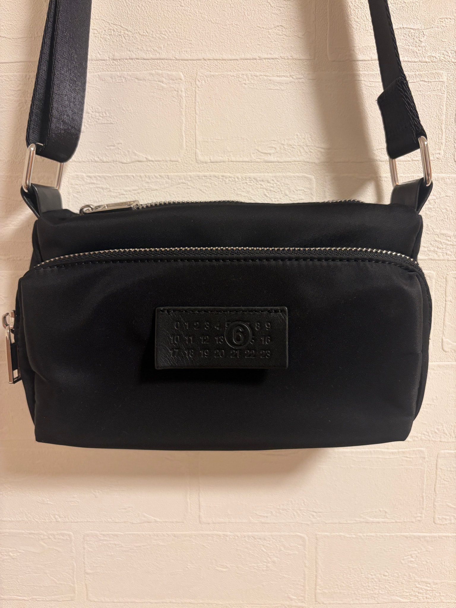 MM6 Maison Margiela Nylon Pocket Crossbody Bag "Black"