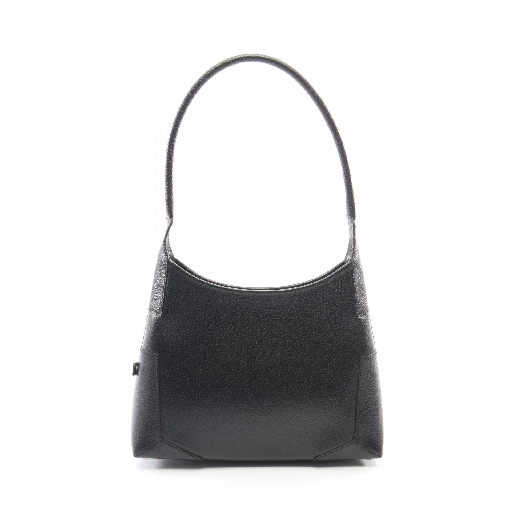 サルヴァトーレフェラガモ Salvatore Ferragamo ショルダーバッグ バッグ レザー レディース ブラック系 【中古】