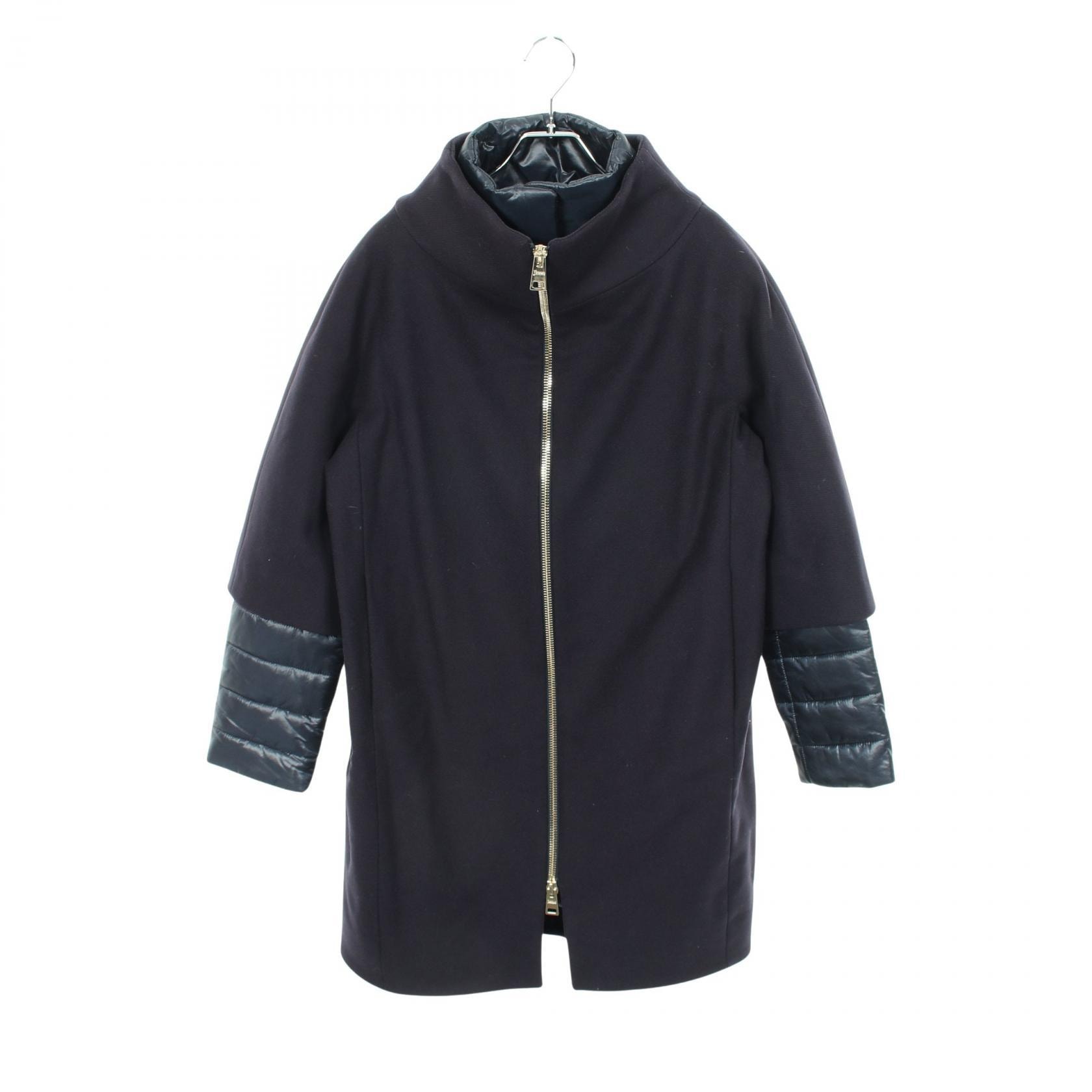 ヘルノ Herno 衣料品 アウター ウール ナイロン レディース ネイビー系 CA0040D 【中古】