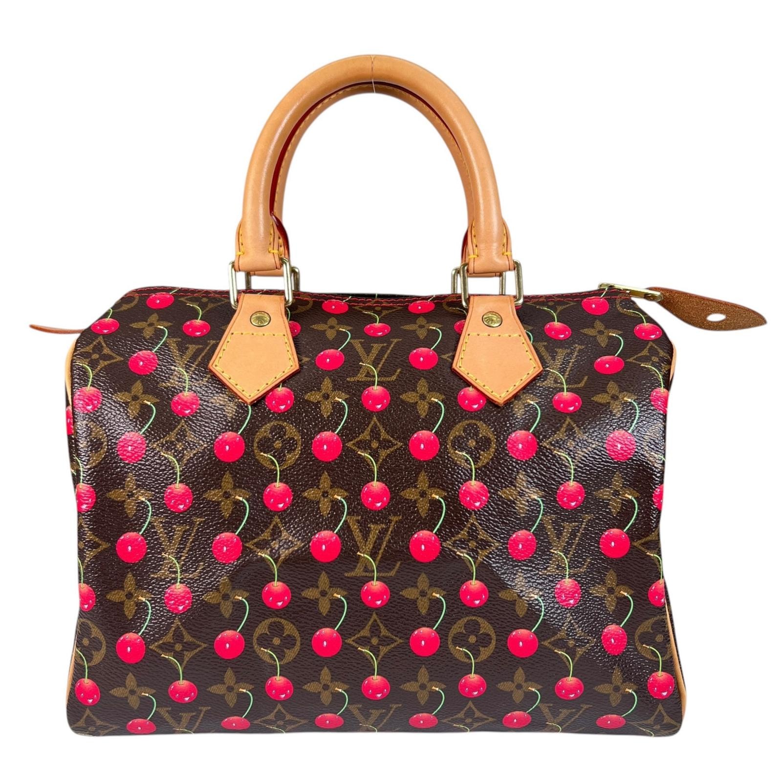 美品 LOUIS VUITTON ルイ・ヴィトン モノグラムチェリー M95009 ハンドバッグ PVCコーティングキャンバス マルチカラー レディース ミニボストンバッグ【中古】