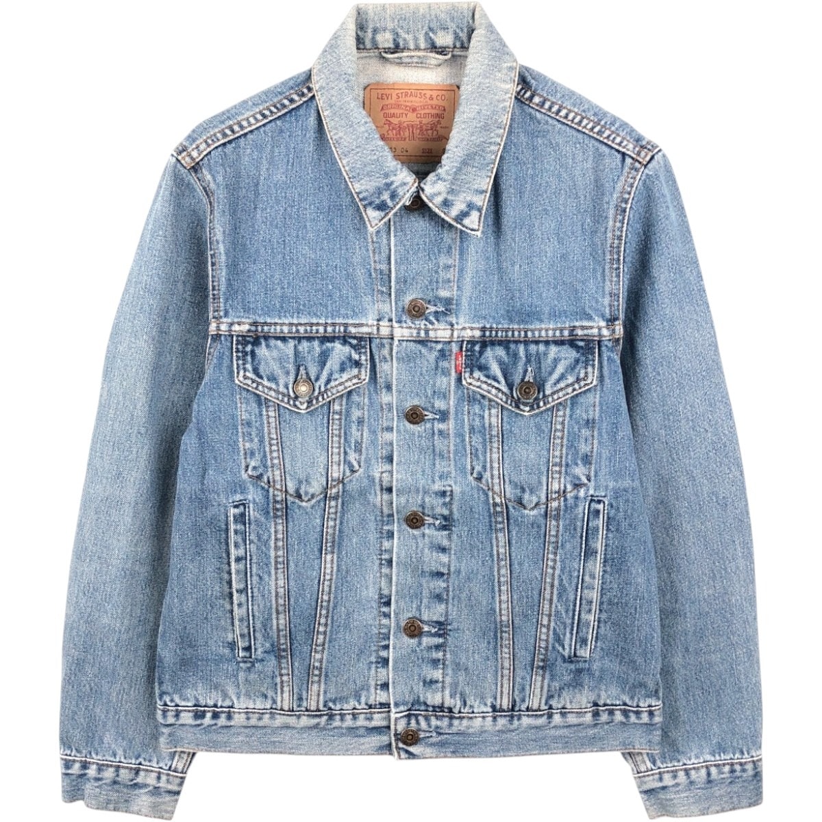 古着 90年代 リーバイス Levi's 70503-0414 ユーロモデル デニムジャケット Gジャン メンズS相当 ヴィンテージ/eaa670739