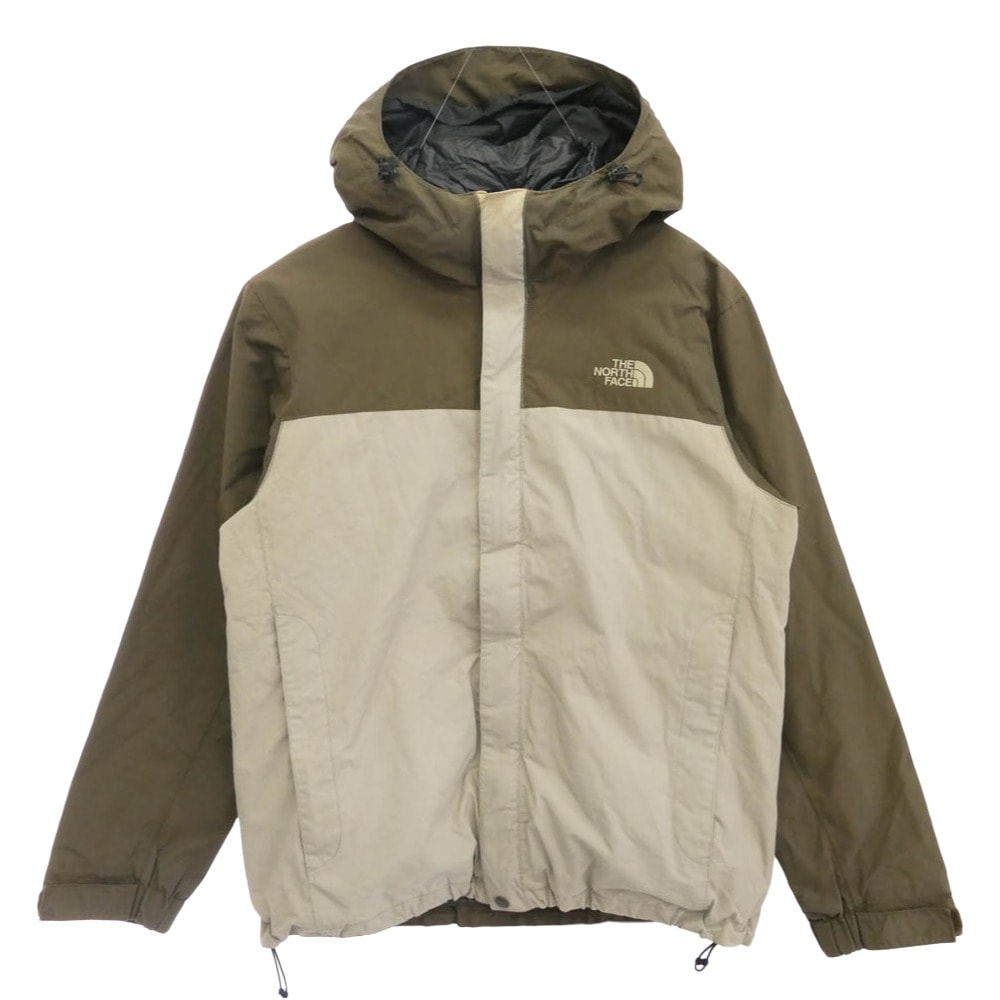 THE NORTH FACE ノースフェイス マウンテンパーカー NP15165X TRICLIMATE JACKET トリクラメイト ジャケット マウンテンジャケット 中綿ベスト付 カーキ系 ブラウン系 M【中古】