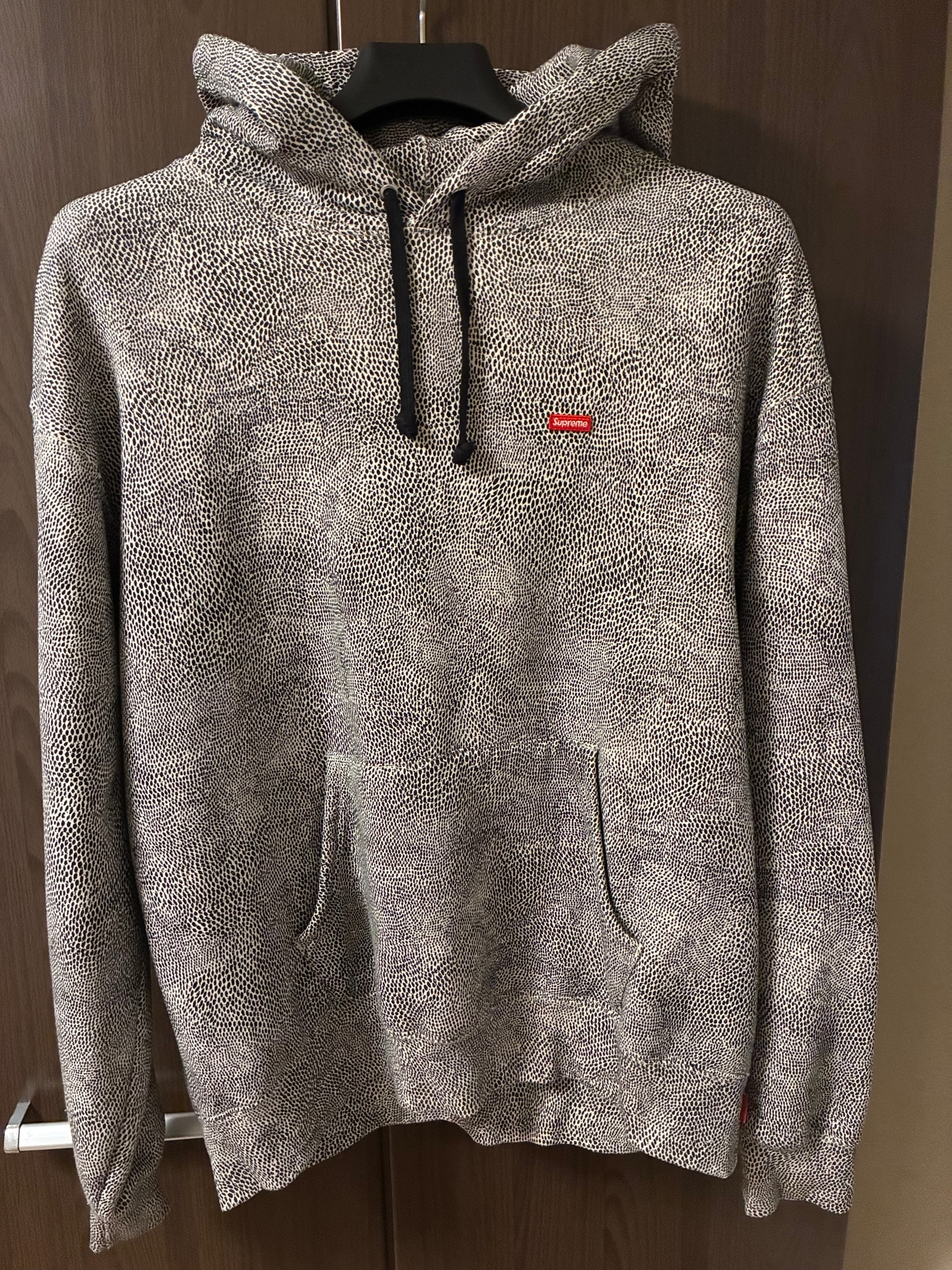 Supreme Small Box Hooded Sweatshirt "Snakeskin"