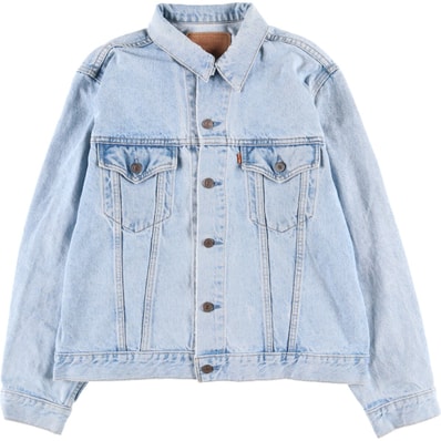 古着 90年代 リーバイス Levi's 75505-0212 オレンジタブ デニムジャケット Gジャン メンズL相当 ヴィンテージ/eaa582556