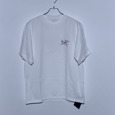 ARC'TERYX Kragg Cotton Logo SS M "White Light/Multi"