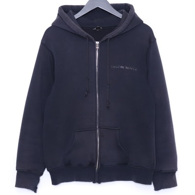CHROME HEARTS オールド CHプラス プリント ジップアップパーカー 裏地サーマル