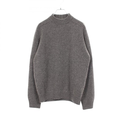 サンローランパリ SAINT LAURENT PARIS モックネック 長袖 ニット 衣料品 トップス キャメル レディース グレー系 【中古】