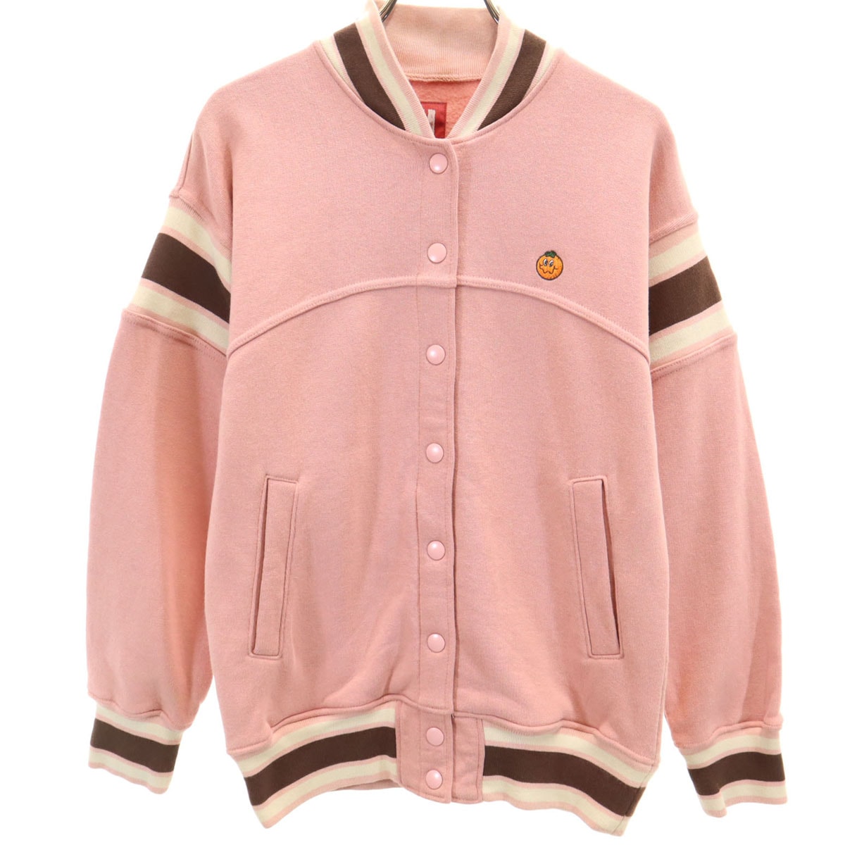 HYSTERIC GLAMOUR ヒステリックグラマー 日本製 スウェット ブルゾン FREE ピンク ジャケット