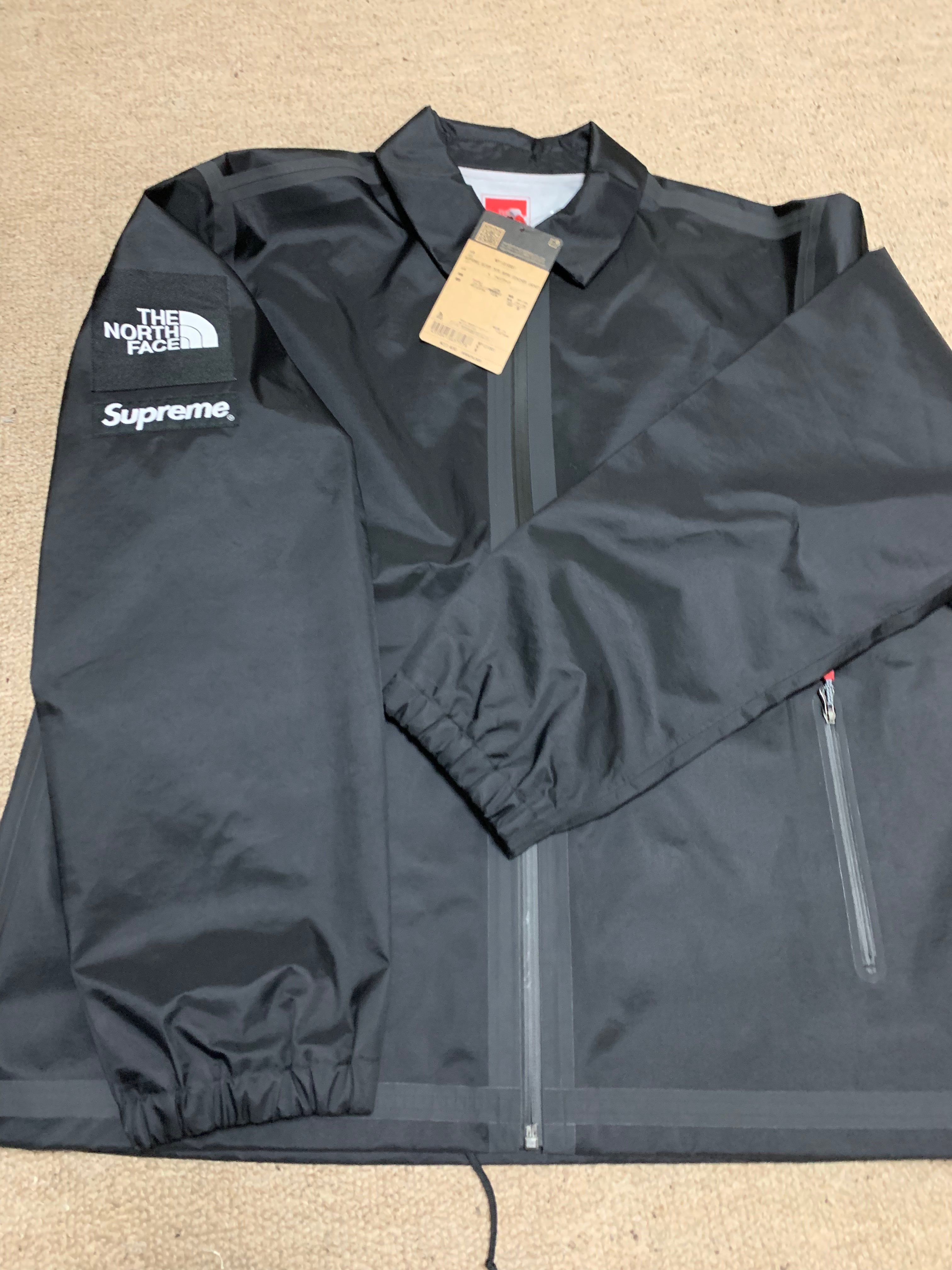 Supreme x The North Face Summit Series Outer Tape Seam Coaches Jacket "Black"