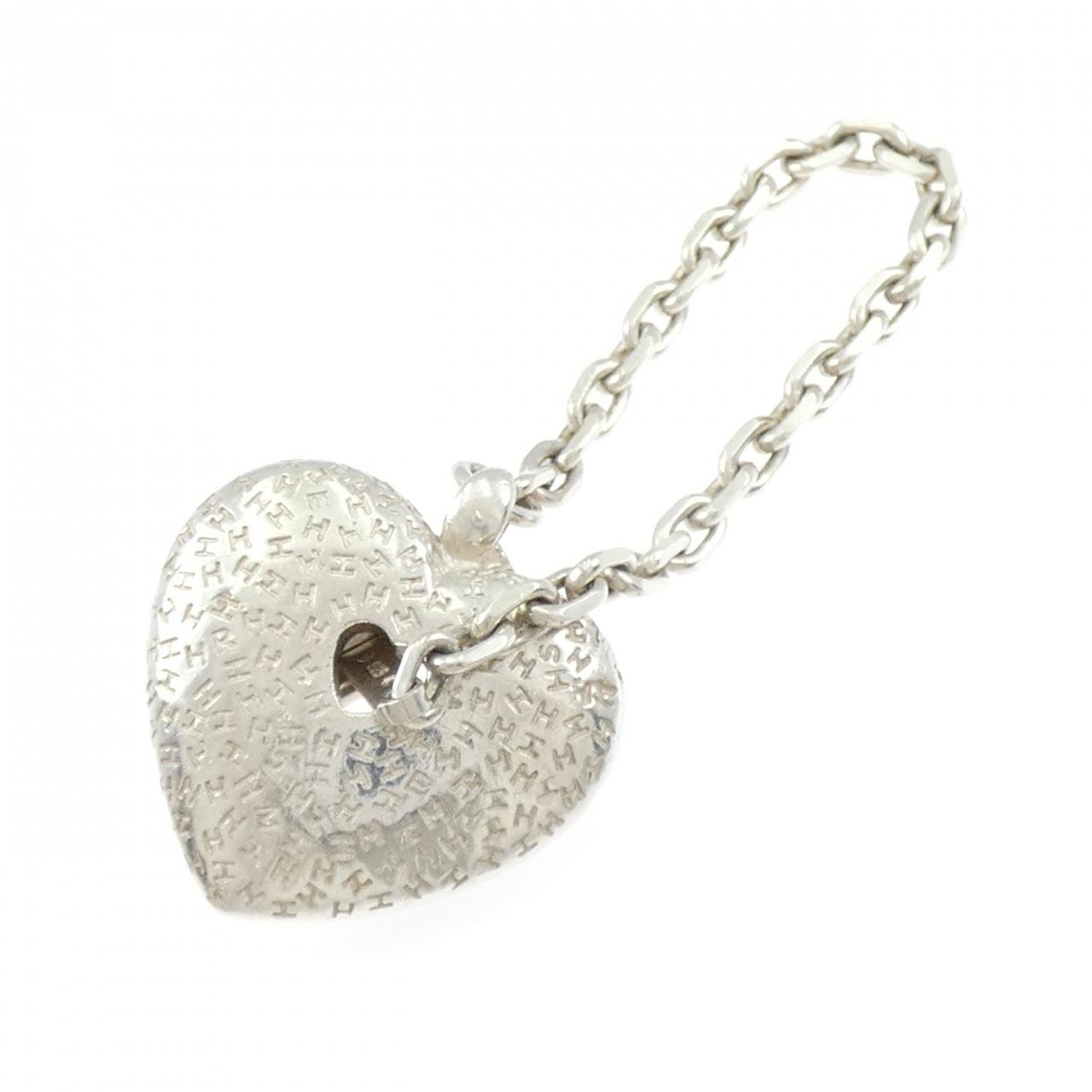 【ヴィンテージ】エルメス 925 ハート キーホルダー