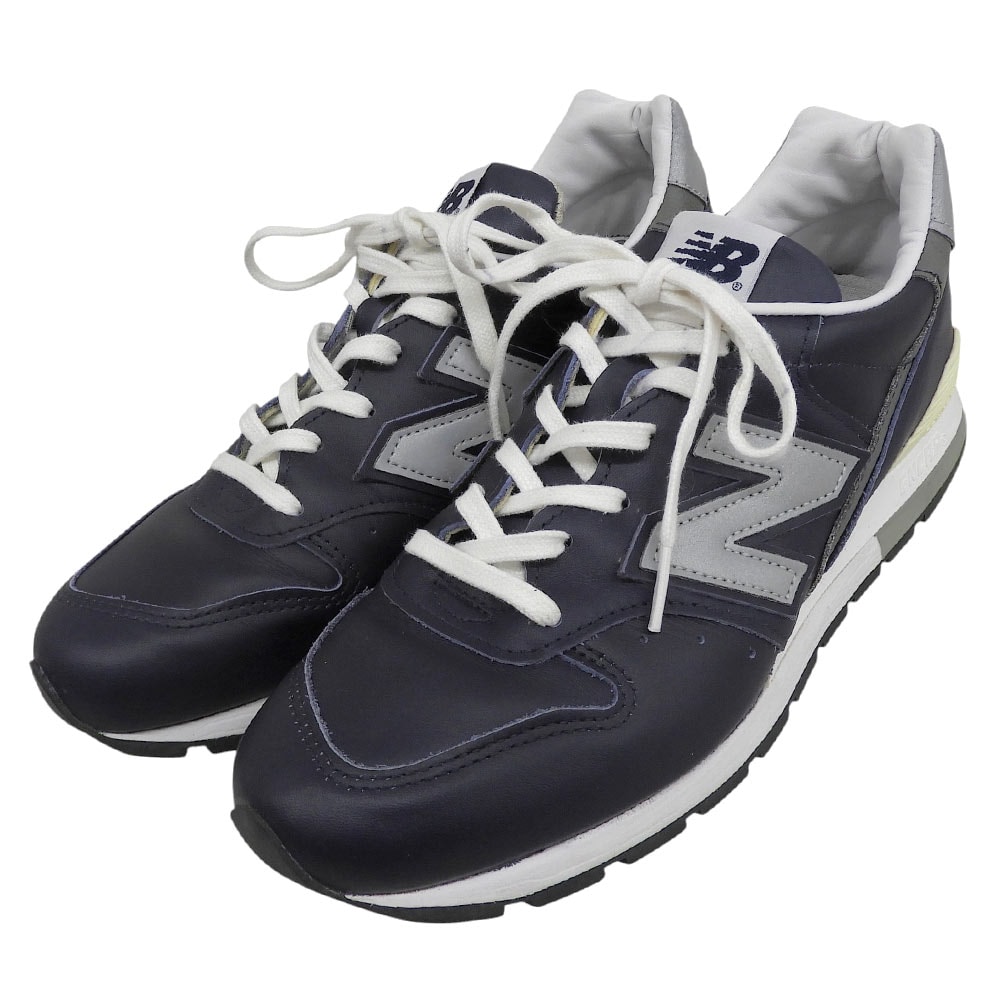 ニューバランス レザー ローカットスニーカー シューズ メンズ ネイビー 25.5cm M996NCB 7 1/2(US)
