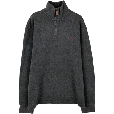 古着 ラルフローレン Ralph Lauren POLO by Ralph Lauren ハーフジップスウェットシャツ トレーナー メンズM相当/eaa647550