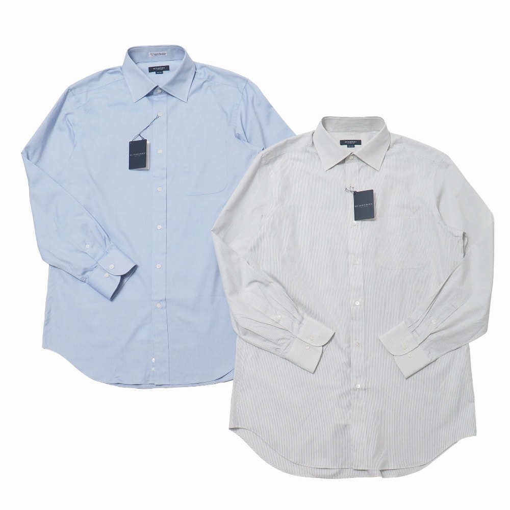 ■未使用品■BURBERRY バーバリー 長袖シャツ サイズ40-84 2点セット ドレスシャツ 20260109/RA6921