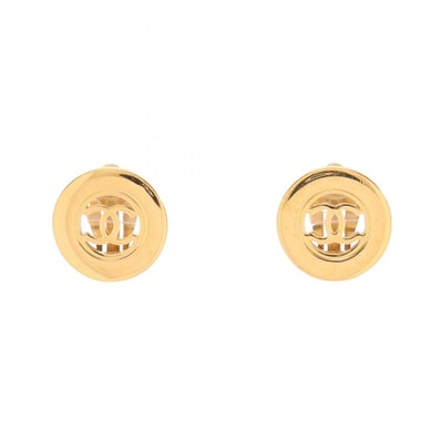 シャネル CHANEL ココマーク サークル イヤリング ジュエリー GP(ゴールドメッキ) レディース ゴールド系 【中古】