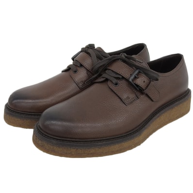 ボッテガヴェネタ 美品 グレインカーフ ダービーシューズ メンズ ブラウン 41 41