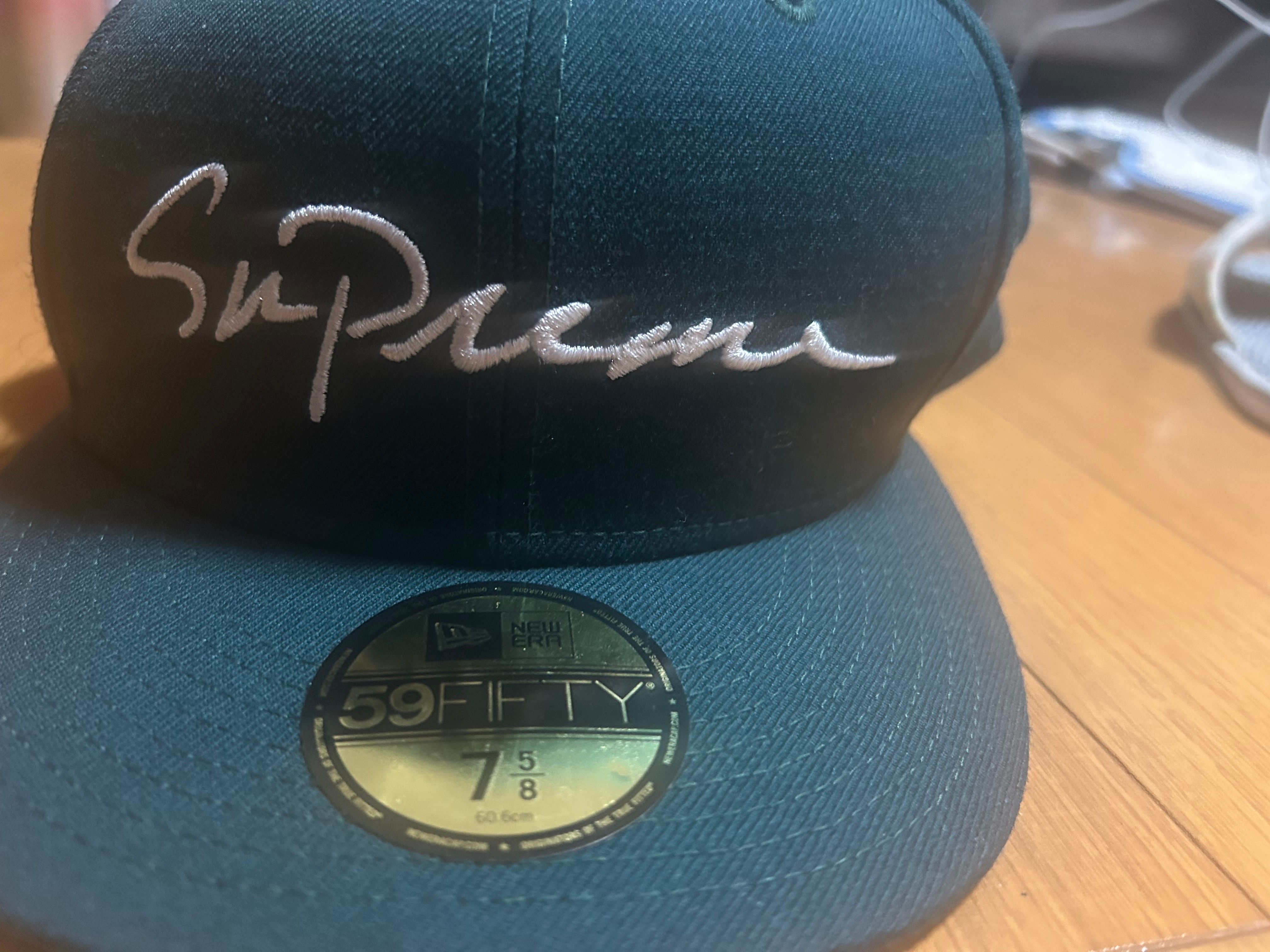 Supreme Classic Script New Era "Dark Green"
