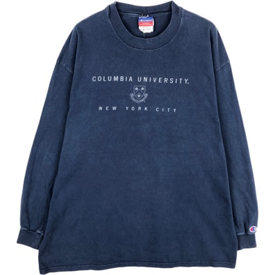 古着 チャンピオン Champion COLUMBIA コロンビア大学 カレッジ ロングTシャツ ロンT メンズXL相当/eaa636888