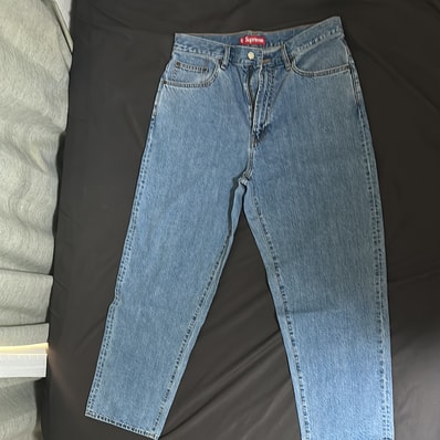 Supreme Baggy Jean (25FW) "Washed Indigo"