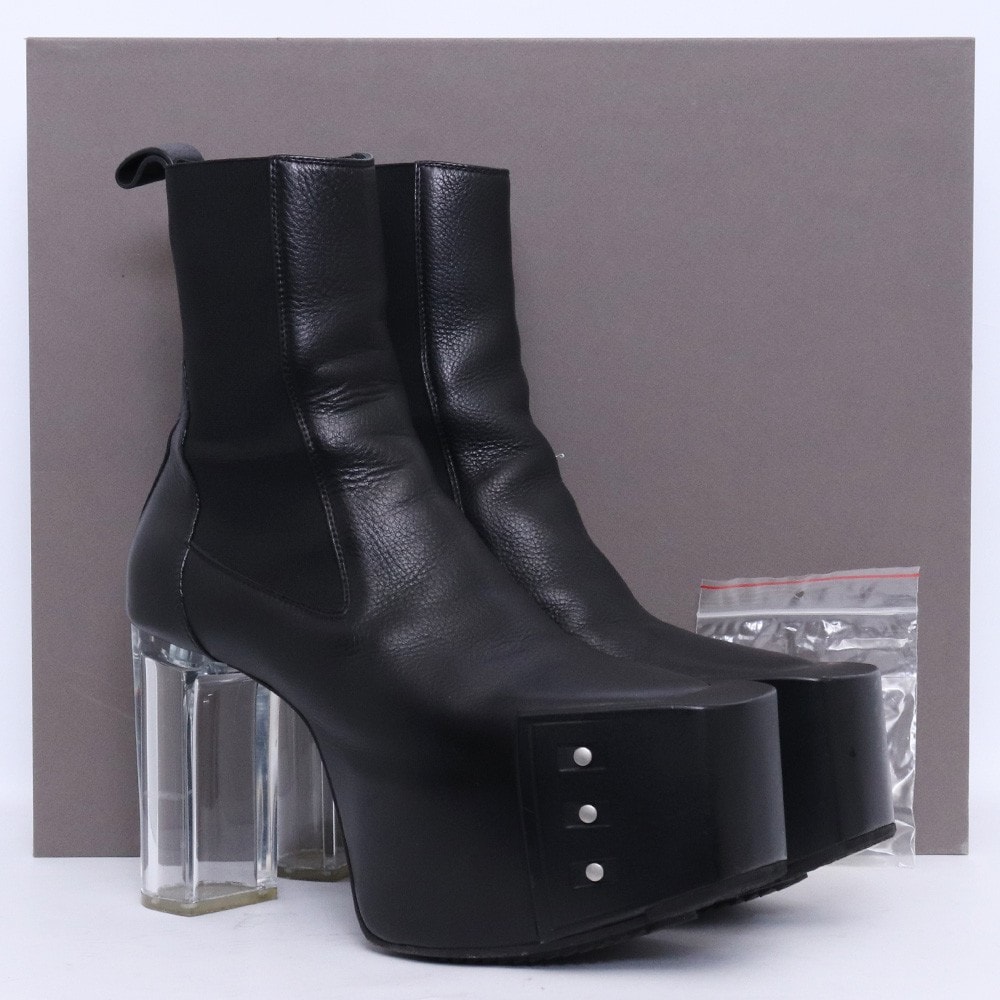 RICK OWENS ベベルプラットフォーム キスブーツ