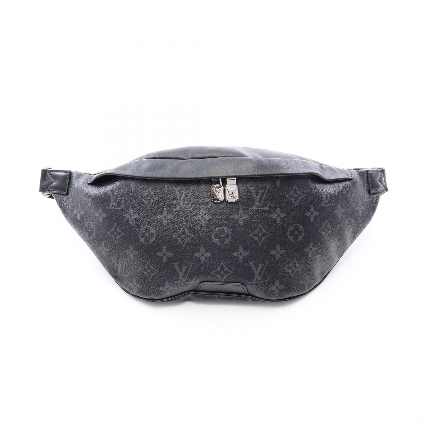 ルイ・ヴィトン LOUIS VUITTON ディスカバリー バムバッグ モノグラムエクリプス ウエストバッグ ボディバッグ バッグ PVCコーティングキャンバス レザー メンズ ブラック系 M44336 【中古】