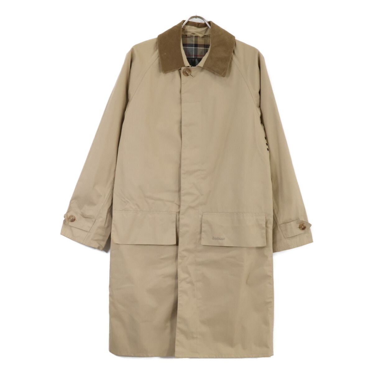 バブアー ベージュ ライトウェイト ノンオイルコート XS