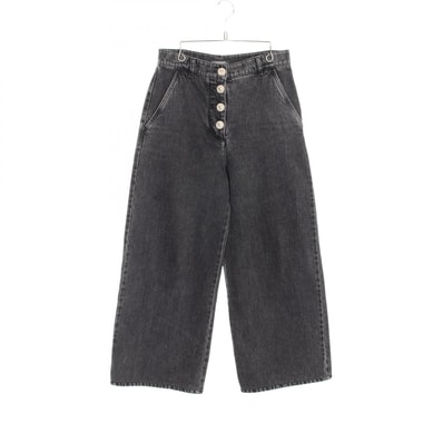 シャネル CHANEL デニムパンツ 衣料品 ボトムス コットン レディース グレー系 P64403V 【中古】