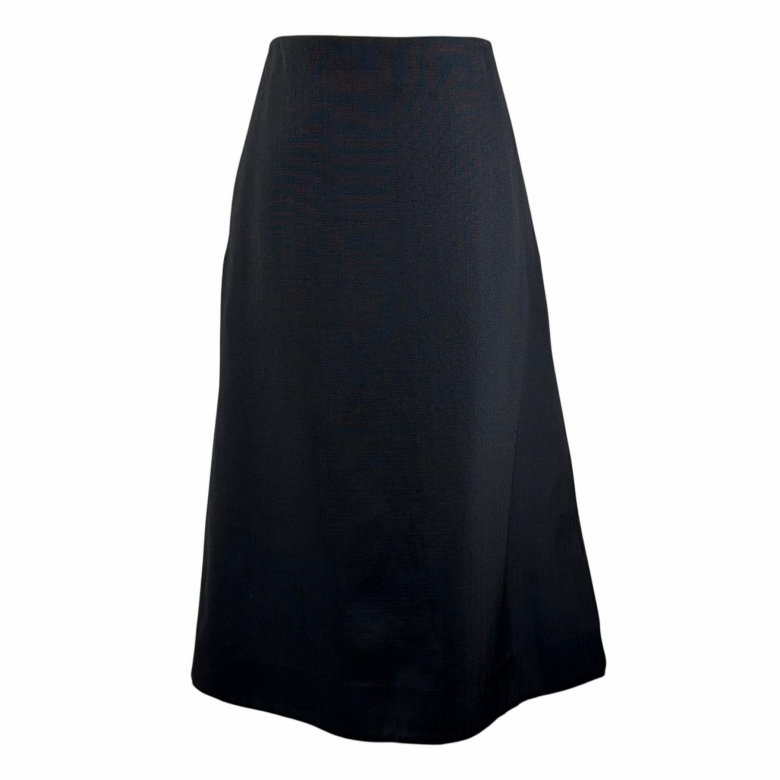 極美品 ジルサンダー スカート ブラック レディース 34 J01MA0103