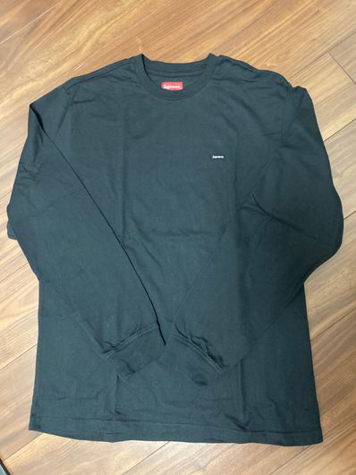 Supreme Small Box L/S Tee "Black"(22SS)