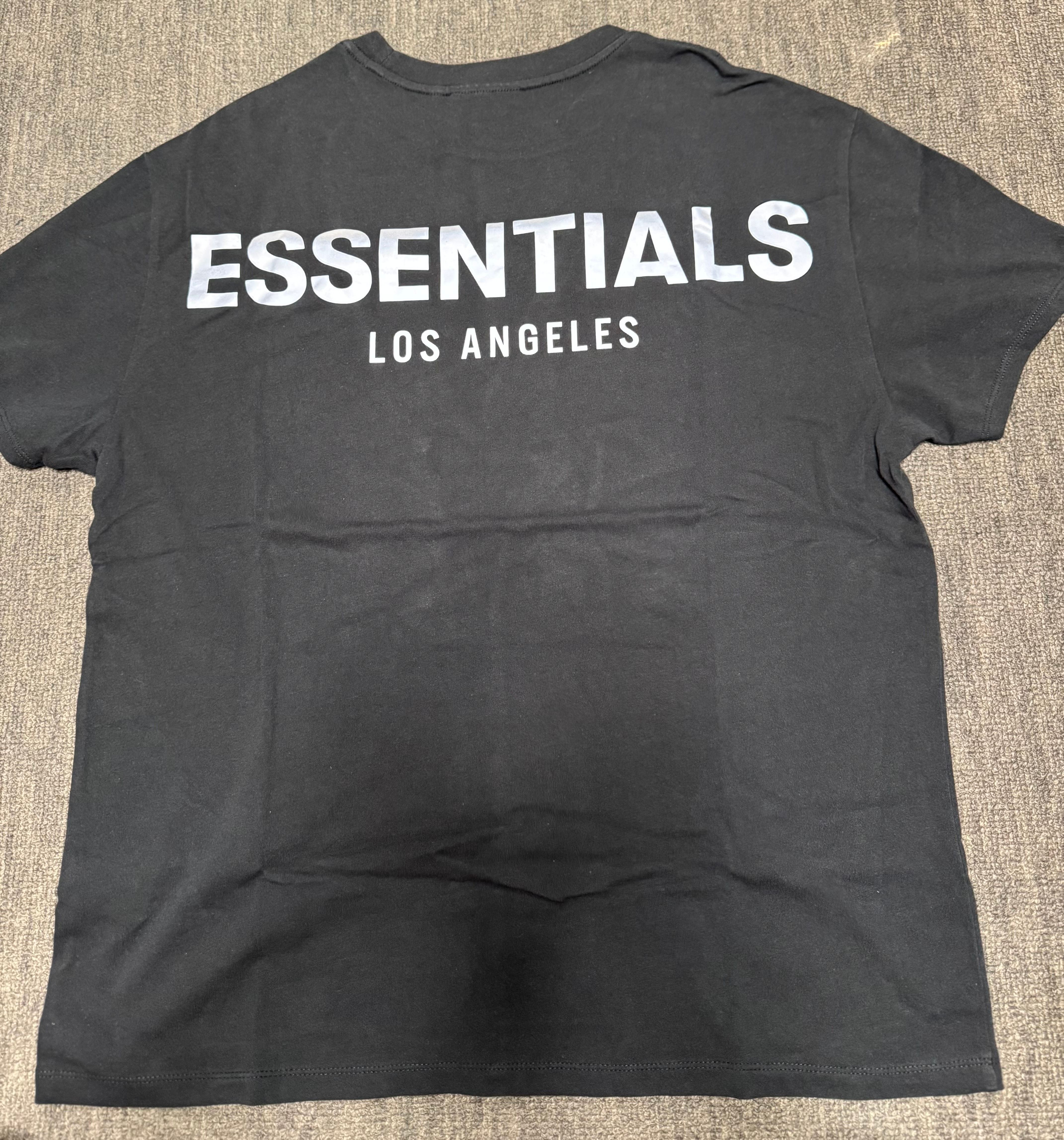 FEAR OF GOD ESSENTIALS Los Angeles 3M Boxy T-Shirt "Black"