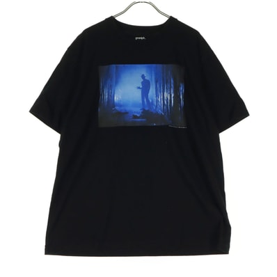 graniph グラニフ エルム街の悪夢 フレディ フロントプリント 半袖 Tシャツ XL ブラック
