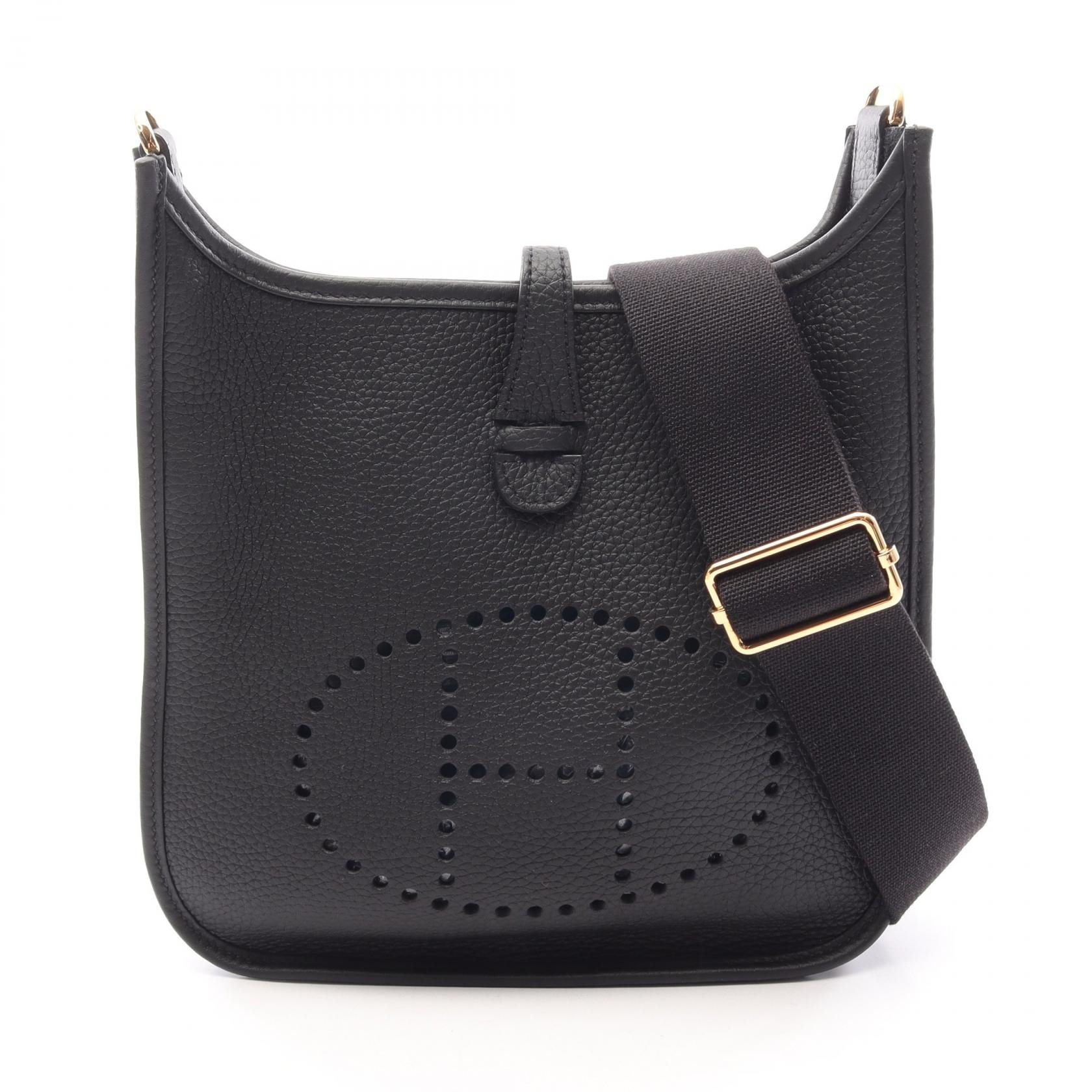 エルメス HERMES エヴリン3 23 ショルダーバッグ バッグ トリヨンクレマンス トリヨンクレマンス レディース ブラック系 【中古】