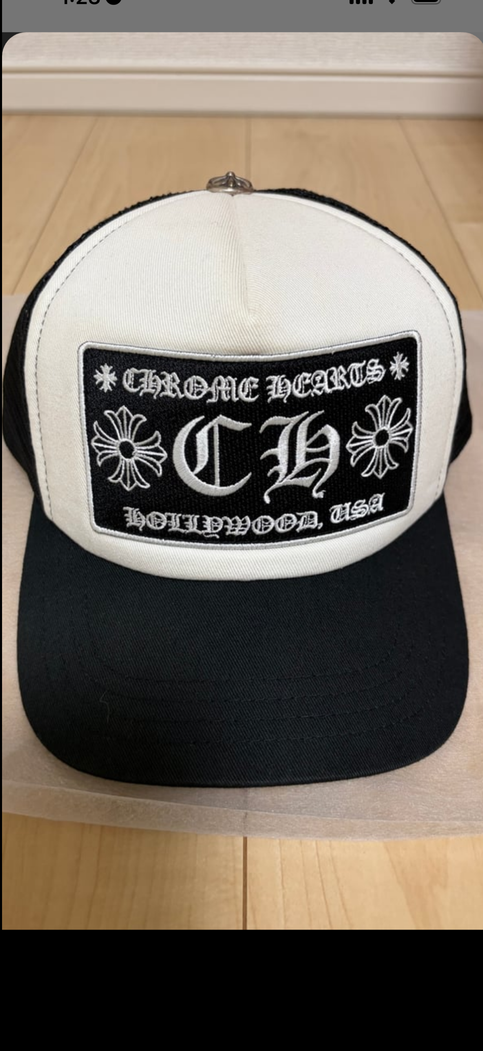 Chrome Hearts Trucker Cap CH "Black/White"