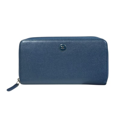 シャネル ココボタン 長財布 レザー レディース CHANEL 中古