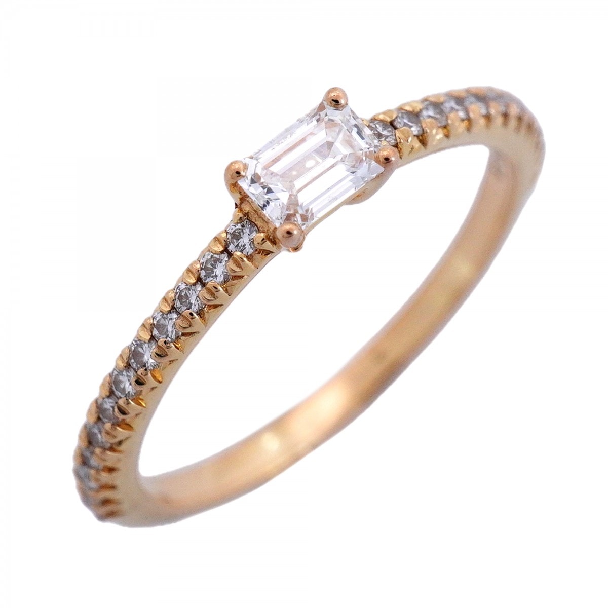 ★最終価格★SALE【6jfb0359】ティファニー リング ノヴォ/ホライゾン ハーフエタニティ K18PG ピンクゴールド ダイヤモンド 9号【中古】レディース