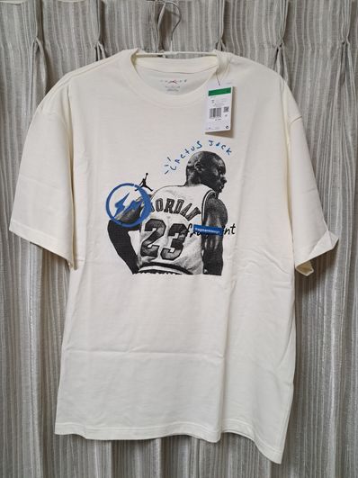 Air Jordan Travis Scott Fragment Tee "White"