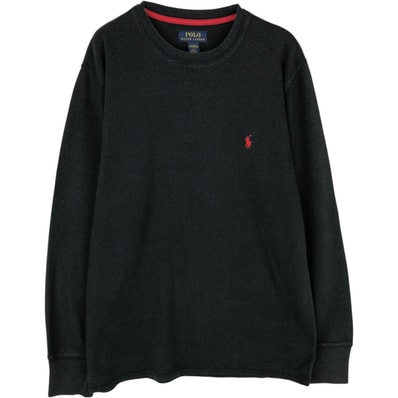 古着 ラルフローレン Ralph Lauren POLO RALPH LAUREN SLEEPWEAR サーマルロンT ワッフル メンズL相当/eaa632413