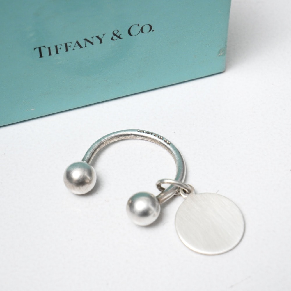 TIFFANY&Co. ティファニー キーリング シルバー925 スクリューボール ラウンドタグ ブランド古着【中古】20251128/RA6692