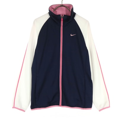 NIKE ナイキ スウッシュ 長袖 トラックジャケット S ネイビー ジャージ